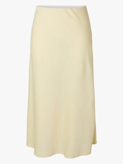 Y.A.S Pella High Waist Midi Skirt Gul XS