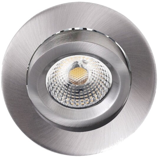 Elitech DOWNLIGHTS CORONA IP44 DIM TO WARM 8W BØRSTET STÅL Elitech DOWNLIGHTS CORONA IP44 DIM TO WARM 8W BØRSTET STÅL