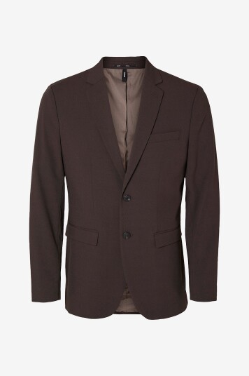 Selected Homme Dressjakke slhSlim Liam Blz Flex Brun