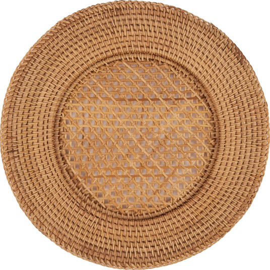 Pick a Poppy Classic Rattan bordbrikke Natural 33 cm