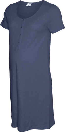 Mamalicious Mlmira Solid Jrs Nightgown 2F A. E. Noos Navy L