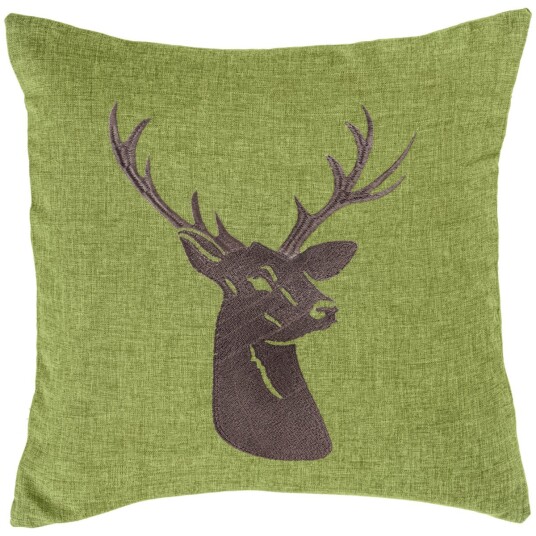 ERWIN M. Putetrekk Alpino Deer; 40x40 cm (BxL); Oliven