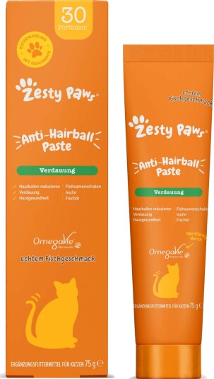 Zesty Paws Cat Anti Hairball Paste 75 G