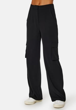 BUBBLEROOM Zandra Cargo Pants Black 38 BUBBLEROOM Zandra Cargo Pants Black 38