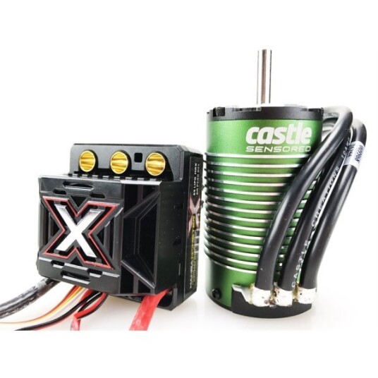 Castle Creations 010-0145-04 Monster X 25.2V ESC/1512-2650kV Mot