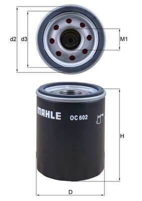 Oljefilter KNECHT OC 602