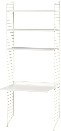 String kontor hvit & beige Kombinasjon A