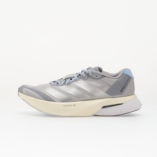 Adidas Adizero Boston 13 Halo Silver/ Silver Met./ Glow Blue EUR 38 2/3