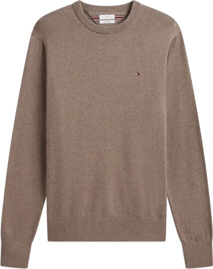 Tommy Hilfiger Pima Org Ctn Cashmere Crew Neck COASTAL TAUPE HEATHER XXL Tommy Hilfiger Pima Org Ctn Cashmere Crew Neck COASTAL TAUPE HEATHER XXL