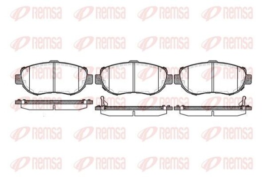 Bremseklosser REMSA 0456.02 Bremseklosser REMSA 0456.02