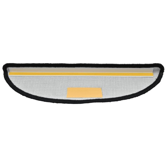 vidaXL Trappematter 10 stk 56x20 cm svart