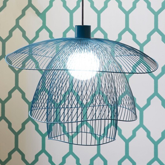 Papillon pendellampe S Blue Grey – Forestier Papillon S   Stue   Design   Metall   Med en lyskilde