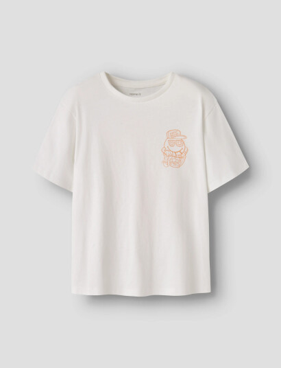Name It Nkmbanon Ss Nreg Top Box Ps   Cream   158 164
