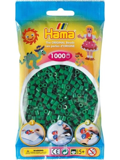 Hama Ironing beads-Grønn 010 1000pcs. Hama Ironing beads-Grønn 010 1000pcs.