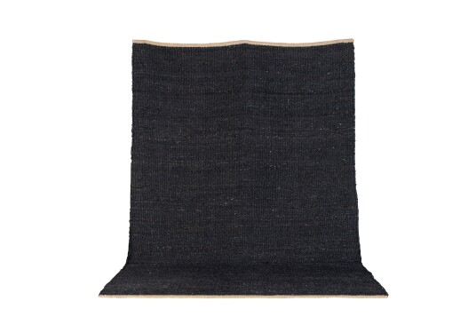 Venture Design Kali juteteppe Svart 241 x 171 cm