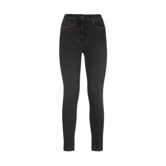 Msgm Dame Jeans Svart S,