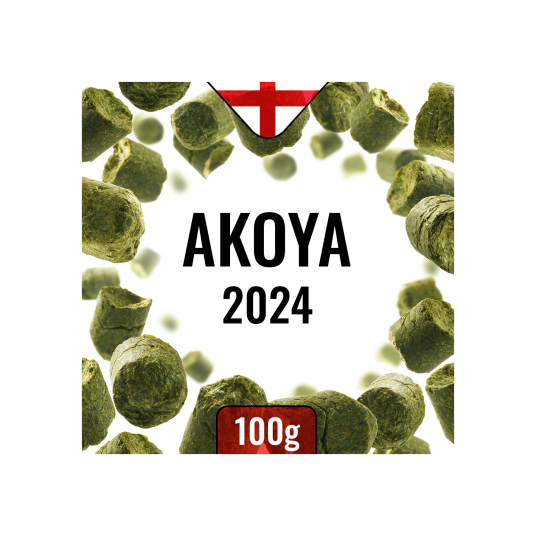 Humle Akoya 2024 100g 9,5% AA Nitrogenpakket Humle Akoya 2024 100g 9,5% AA Nitrogenpakket