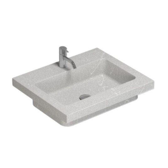 Dansani Calidris Unique Silestone Måltilpasset Desert Silver 60cm