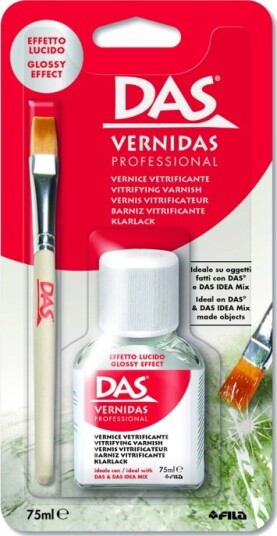 DAS Idea Mix Glossy Effect Varnish 75 ml + Pensel