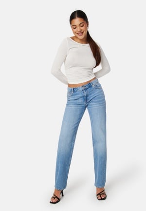 BUBBLEROOM Bettina Low Straight Jeans Light blue 42