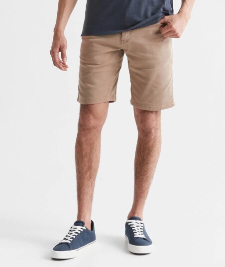 DU/ER No Sweat Shorts M"s desert khaki 28"