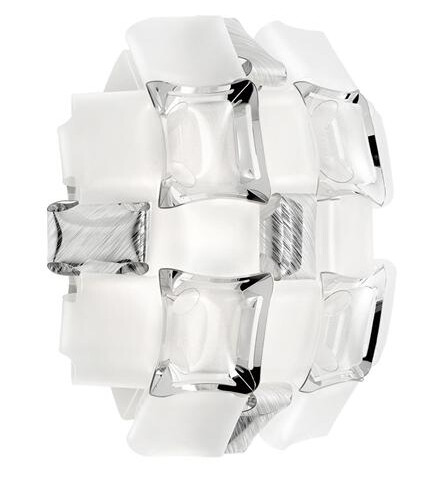 SLAMP Mida Vegglampe Hvit/ Sølv SLAMP Mida Vegglampe Hvit/ Sølv