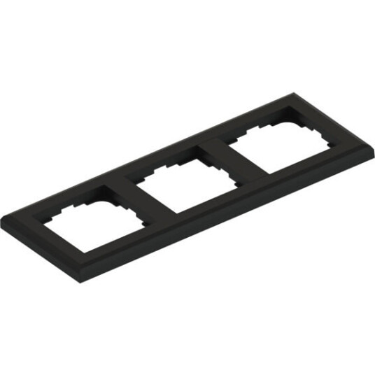 Namron Edge kombinasjonsplate 3-hull matt sort - 1402775 Namron Edge kombinasjonsplate 3-hull matt sort - 1402775