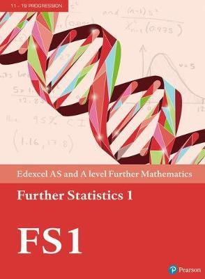 Pearson Edexcel AS and A level Further Mathematics Further Statistics 1 Textbook + ebook