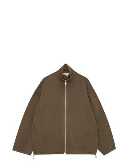 REMAIN Birger Christensen Soft Zipped Jacket Brown 40
