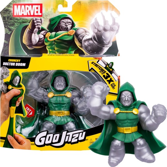 Goo Jit Zu Marvel Dr. Doom Figurer med Squishy Fylling 10.16 CM Goo Jit Zu Marvel Dr. Doom Figurer med Squishy Fylling 10.16 CM