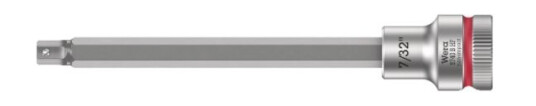 Wera 05003088001, Stikkontakt, 3/8", Imperisk, 1 Hoder, 7/32", Kromvanadiumstål