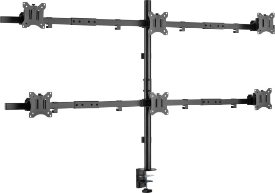 EQUIP Tischhalterung 17"-32"/ 6TFT je 7kg 360°            sw