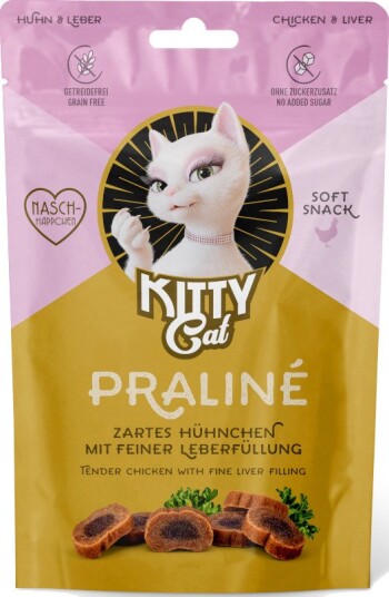 Kitty Cat Praliné & Lever Sparepakke Kylling 2 x 50 g