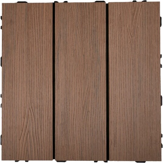 Krifon Helle Kompositt Varmbrun 30x30cm 0,45m2 Krifon Helle Kompositt Varmbrun 30x30cm 0,45m2
