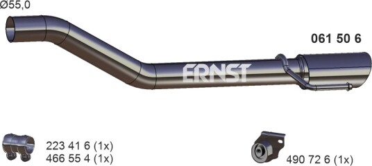 ERNST 061506 Eksosrør