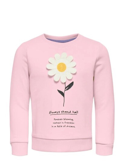 Kids Only Kmgginnie Ls Reg Print Ub Swt - Pink - 92
