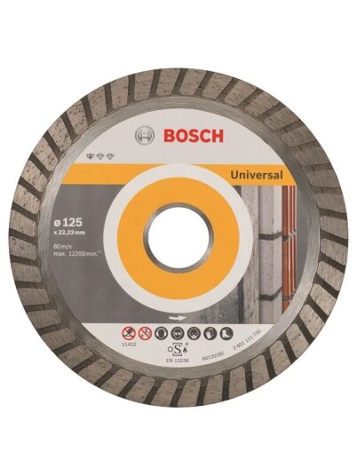 Bosch Diamantskjæreplate Standard 125 mm for Betong og Murverk Bosch Diamantskjæreplate Standard 125 mm for Betong og Murverk