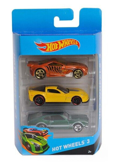 Hot Wheels 3-Pack Assorted Colors