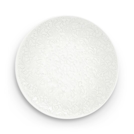 Mateus Lace fat 34 cm Hvit
