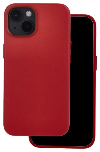 Mag Læderdeksel til iPhone 15 Pro Max 6,7tm Rød