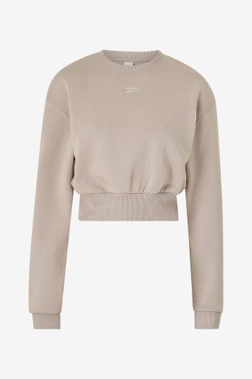 Reebok Performance Collegegenser CL Wde Fleece Coverup Grå Reebok Performance Collegegenser CL Wde Fleece Coverup Grå