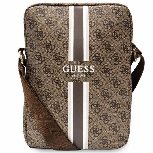 Etui Na Tablet Guess Guess 4G Stripes Tablet Bag Torba Na Tablet 10" (Br�zowy)