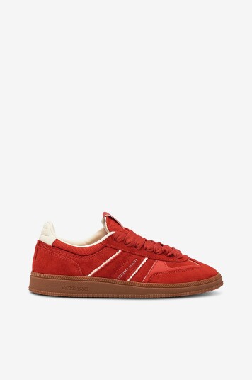 Tommy Hilfiger Joggesko The Greenwich Edge Suede Rød