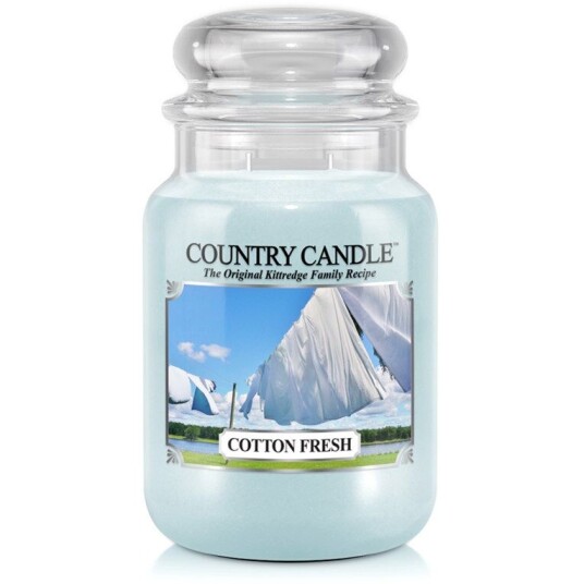 Country Candle Cotton Fresh Scented 680 g