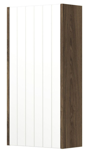 Dansani You Overskap 1 dør B40xh80xd19cm - Rillet Brun Eik/hvit Matt / Venstre Dansani You Overskap 1 dør B40xh80xd19cm - Rillet Brun Eik/hvit Matt / Venstre