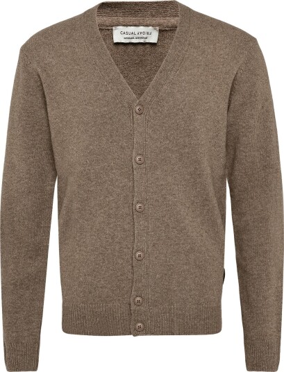 Casual Friday Cfkarl Lambswool Cardigan CHOCOLATE CHIP MELANGE 3XL