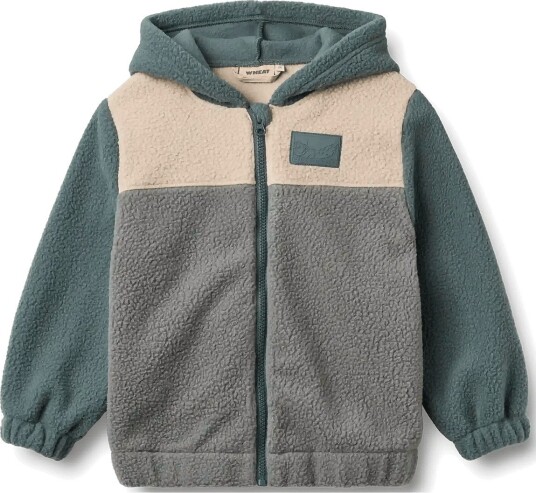 Wheat Fleece Jacket L/S Adrian Grey 152 Wheat Fleece Jacket L/S Adrian Grey 152