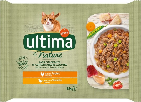 Affinity Ultima Våtfôr Ultima Cat Nature Fjærkre 4 X 85 G