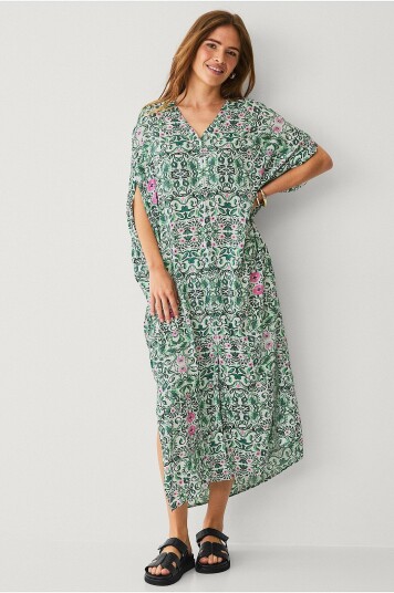 Ellos Collection Kaftankjole oversize Grønn