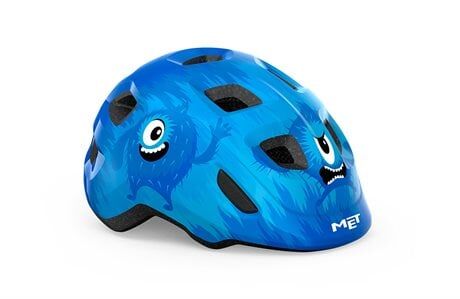 MET Hooray barnehjelm Blue Monsters/Glossy